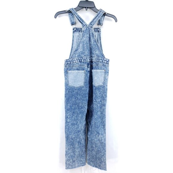 Chillipop Destroyed Overalls Girls Size 12 Acid Wash - Picture 2 of 9